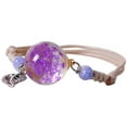 thumbnail image 1 of Bracelet Gypsophile Séché Ajustable Simple Bracelet Fleur Séchée Charme, 1 of 10