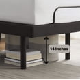 thumbnail image 6 of Lammaloe Electric Twin XL Adjustable Bed Frame with Massage Feature and Wireless Remote, Zero Gravity Metal Adjustable Bed Base with 14" Storage, USB Ports, LED Lights, 6 of 11