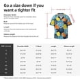 thumbnail image 7 of Vsdgher Sunflowers Print Men's Wrinkle Free Untucked Cuban Shirt Business Casual Button Down Shirts Short Sleeve Shirt, 7 of 7