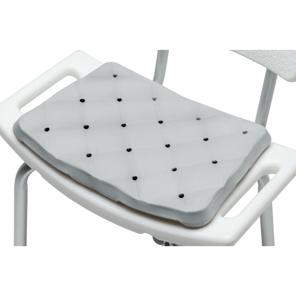 DMI Padded Foam Bath Seat Cushion, Waterproof & Slip-Resistant for Shower Chairs & Transfer Benches, FSA/HSA Eligible