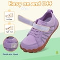 thumbnail image 3 of Barerun Kids Shoes Girls Boys Breathable Sneakers Flats,Wide,Anti-Slip,Anti-collision Toe Cap,Purple,13 Little Kid, 3 of 9