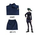 thumbnail image 1 of Disfraz de cosplay, top de cosplay de personaje de anime + falda + cintura Zenin Maki abrigo tops falda trajes cosplay tops falda cintura bolsos conjuntos máxima confiabilidad, 1 of 5