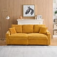 thumbnail image 2 of Modern Corduroy 80-inch Two-in-One Sofa with Hidden Reclining Function, 2 of 12