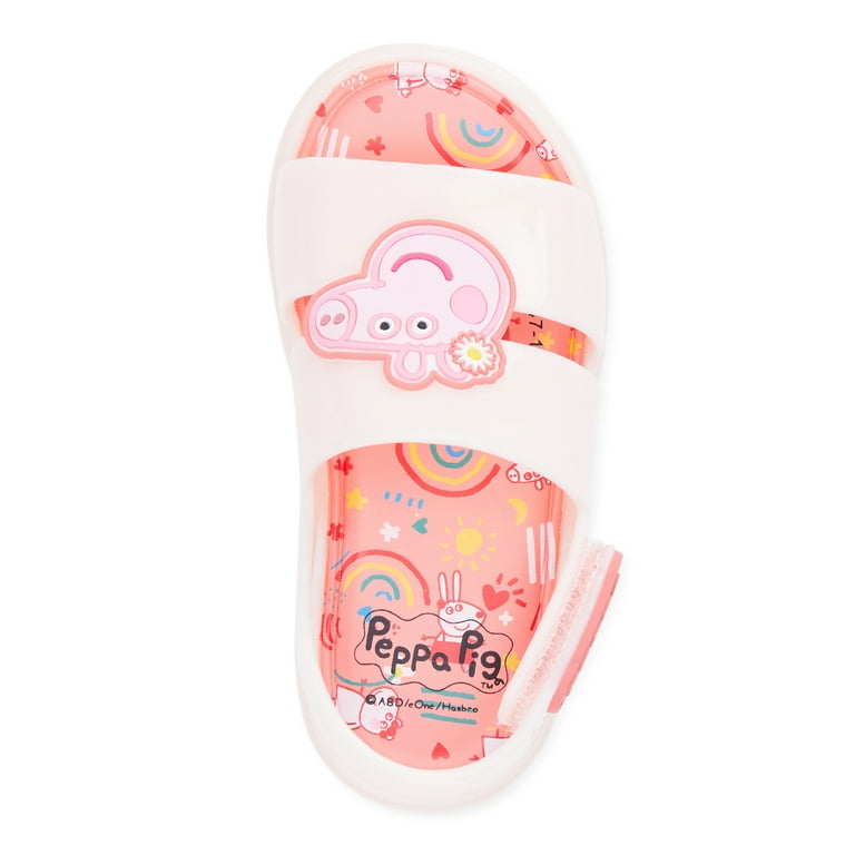 Peppa Pig Toddler Girls Pink Jelly Play Sandals Sizes 7 12