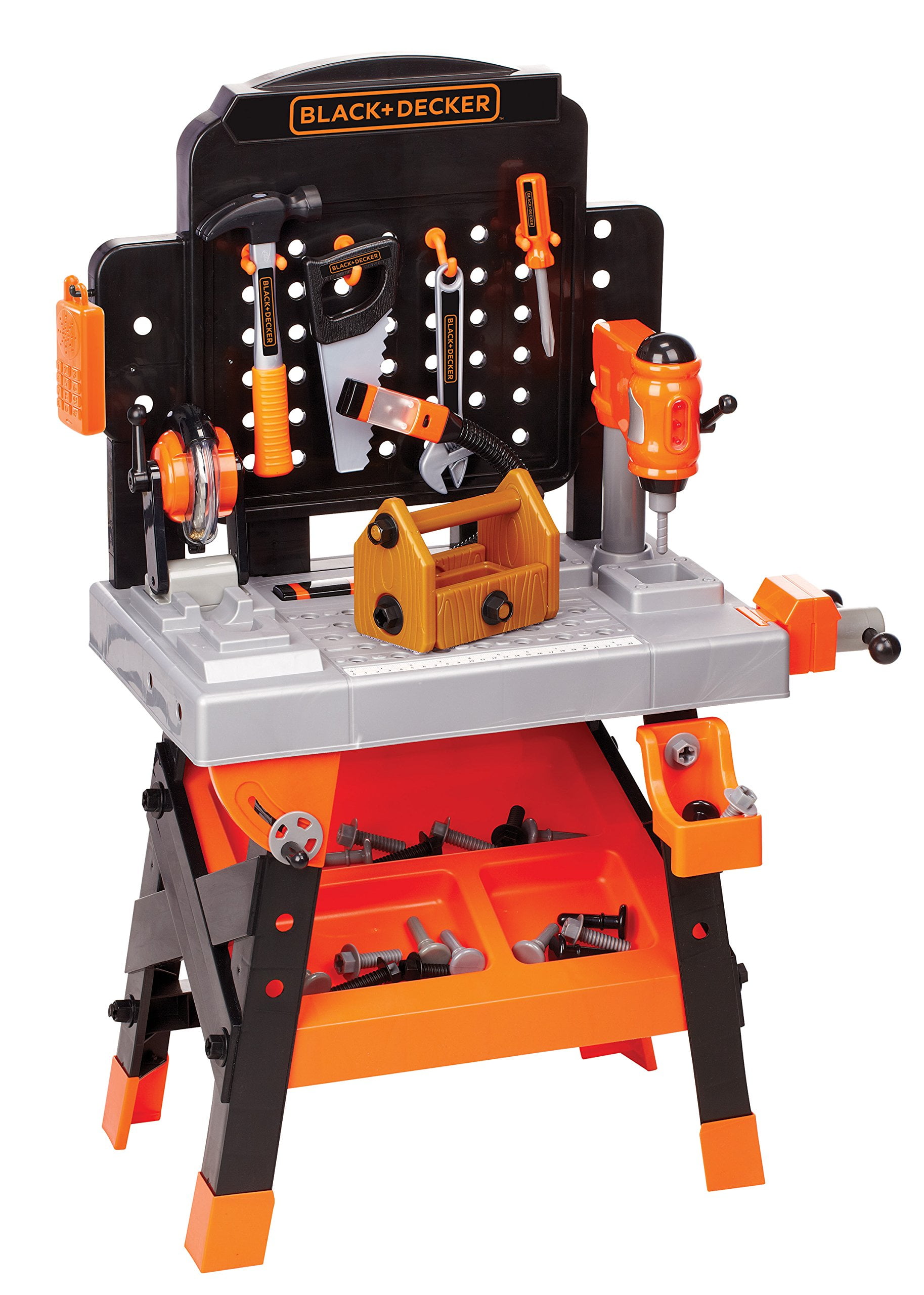 Decker Power Tool Workshop - Play Toy Workbench for Kids with Drill