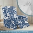 thumbnail image 3 of HELLHERO Floral Print Recliner Stretch Sofa Slipcover Anti-Dust Breathable Couch Cover for Recliner Dust-proof Lazyboy Covers Slipcover for Home Decor, 3 of 8