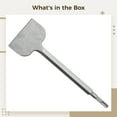 thumbnail image 5 of 4 x 11 in Heavy Duty Chisel, Steel Alloy Chisel Bit for Electric Hammer, Wide Blade for Fast Tile Removal, Brick Wall, Concrete, 5 of 5