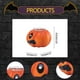 thumbnail image 3 of Xihbxyly Candelabro de Calabaza, Diseño de Resina Naranja, Centro de Mesa Festivo, Perfecto para Decoración de Fiesta de Halloween, Iluminación Navideña de Otoño, Calidad Duradera, Incluye 1 Vela, 3 of 7