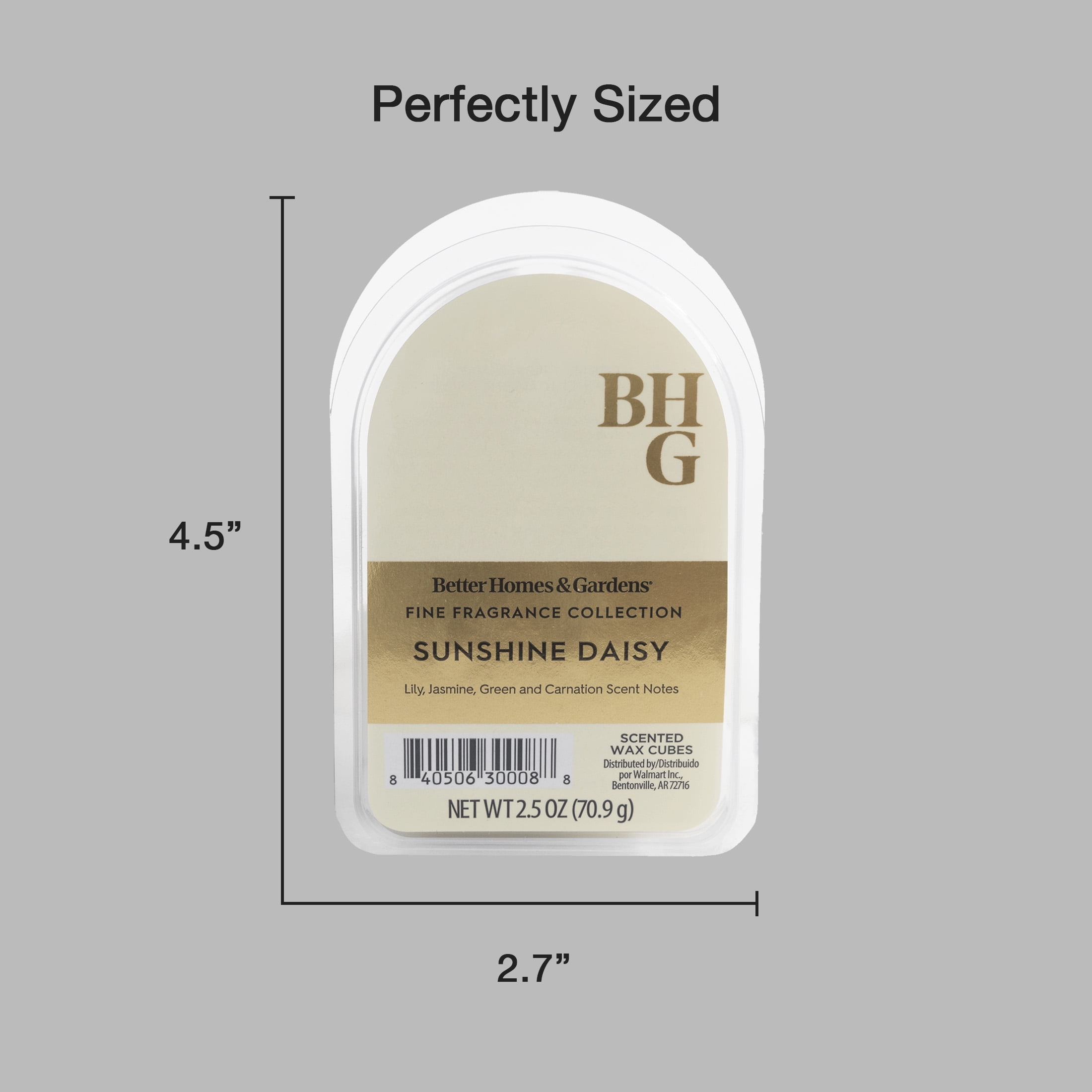 Better Homes & Gardens Fine Fragrance Collection, Sunshine Daisy Scented Wax Melts, 2.5oz