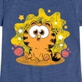 thumbnail image 3 of Garfield - Baby Garfield Paws And Stars - Toddler & Youth Girls Short Sleeve Graphic T-Shirt, 3 of 5