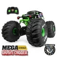 thumbnail image 1 of Monster Jam, Official MEGA Grave Digger All-Terrain Remote Control Monster Truck with Lights, 1:6 Scale, 1 of 9