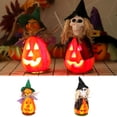 thumbnail image 2 of Halloween Hanging Ornament LED Light up Pumpkin Hanging Decor Halloween Ornament, 2 of 8