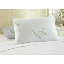 2 Pack Botanical Comfort Bamboo by Rayon Memory Foam Pillow