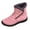 Pink, variant on Fall Boots Shoes Shoes Foreign Trade Short Boots Padded Thickened Warm High Top Boots Big Size Snow Boots