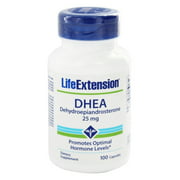 Life Extension Dhea Dehydroepiandrosterone 25 Mg 100 Capsules