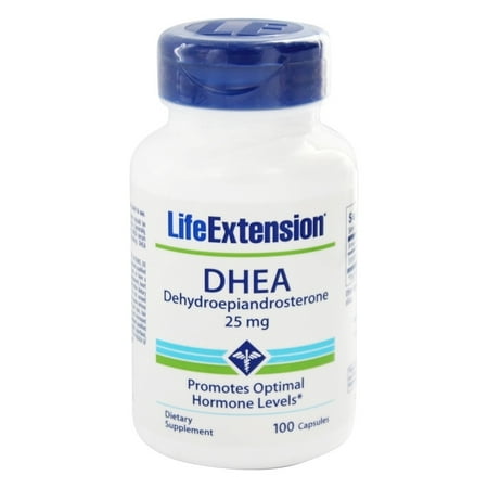 Life Extension - DHEA Dehydroepiandrosterone 25 mg. - 100