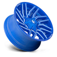 thumbnail image 2 of Fuel D774 Typhoon 20X9 6X135/6X139.7 1Et 106.1Cb Anodized Blue Milled Wheel, 2 of 3