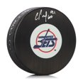 thumbnail image 1 of Cole Perfetti Signed Winnipeg Jets Retro Logo Puck, 1 of 1