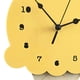 thumbnail image 5 of Reloj de pared Reloj decorativo de pared Reloj de dormitorio sencillo para el hogar Reloj colgante Amarillo, 5 of 6