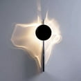 thumbnail image 3 of Aplique De Pared, Aplique De Pared Con Efecto Ondulado, Moderno, Reflectante, De Acero Inoxidable, Cableado Para Escalera, 3 of 7