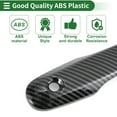 thumbnail image 4 of Cubierta de manija de puerta de automóvil Unique Bargains, cubierta de manija de puerta lateral, para Toyota HiAce 2019-2020, ABS negro, 1 juego, 4 of 6