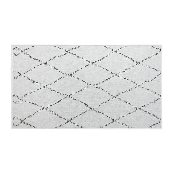 SUSSEXHOME Non-Skid Ultra-Thin Area Rugs for Laundry Room, Entryway, Bathroom and Kitchen - Washable Multipurpose 24 x 44 Inches Floor Mat