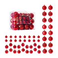 thumbnail image 2 of Christmas Decorations Clearance – 50 PCS Christmas Ornaments Set, Shatterproof Christmas Tree Balls Ornaments, Christmas Ball Hanging Decor for Xmas Tree Home Indoor Outdoor Party (Red), 2 of 9
