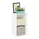 thumbnail image 3 of Librería Furinno Luder con forma de cubo de 2 niveles, color blanco, 3 of 5