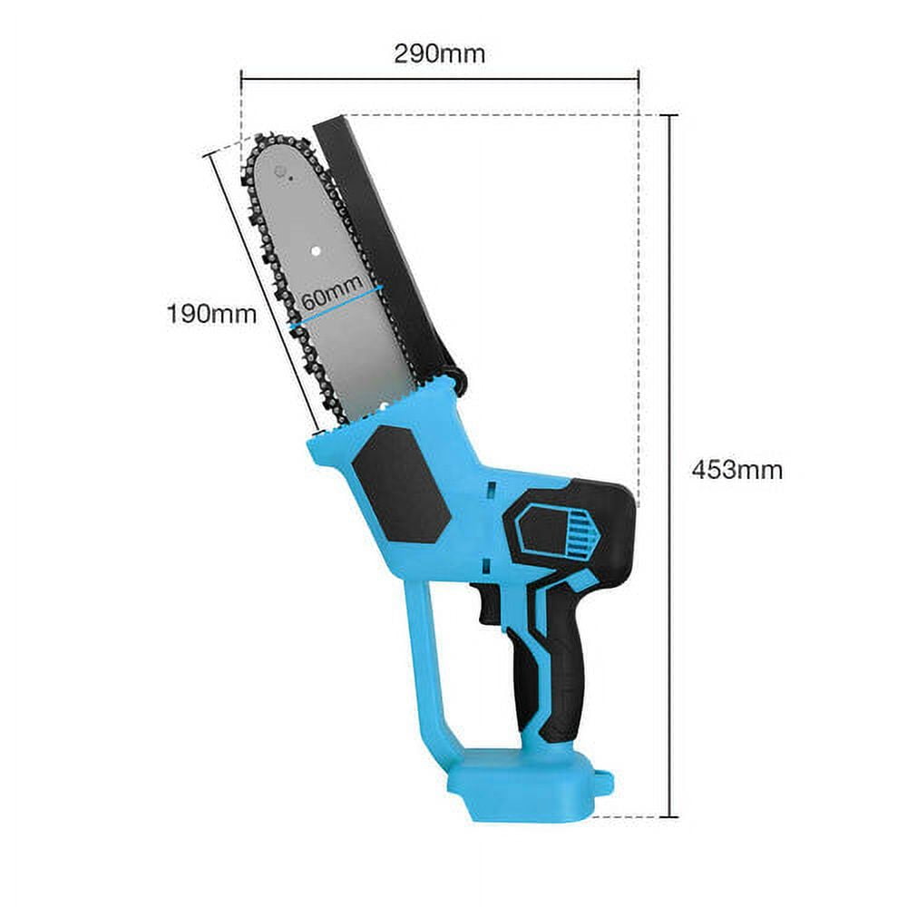 8 inch Mini Chainsaw, Portable Cordless Power Chain Saws with 2 Rechargeable Battery, Handheld Pruning Shears Chainsaw for Tree Branches Wood Cutting, Courtyard, Garden