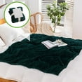 thumbnail image 5 of Fleece Throw Blanket, Soft Thick Facecloth Blanket, 100x150cm Plush Polyester Bed Cover for Sofa, Bed, Nap, Home Decor, 5 of 6