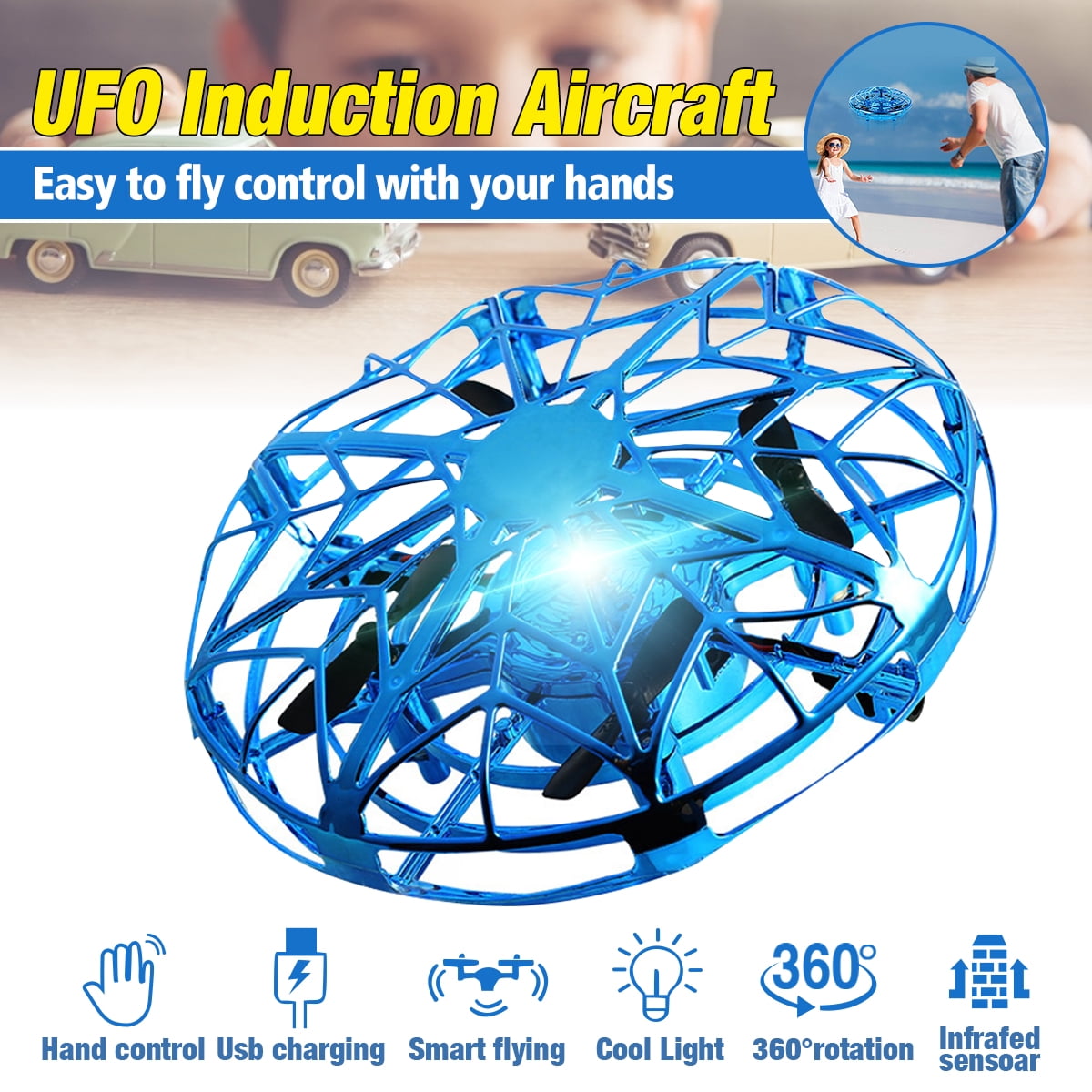 ufo 360 toy drone