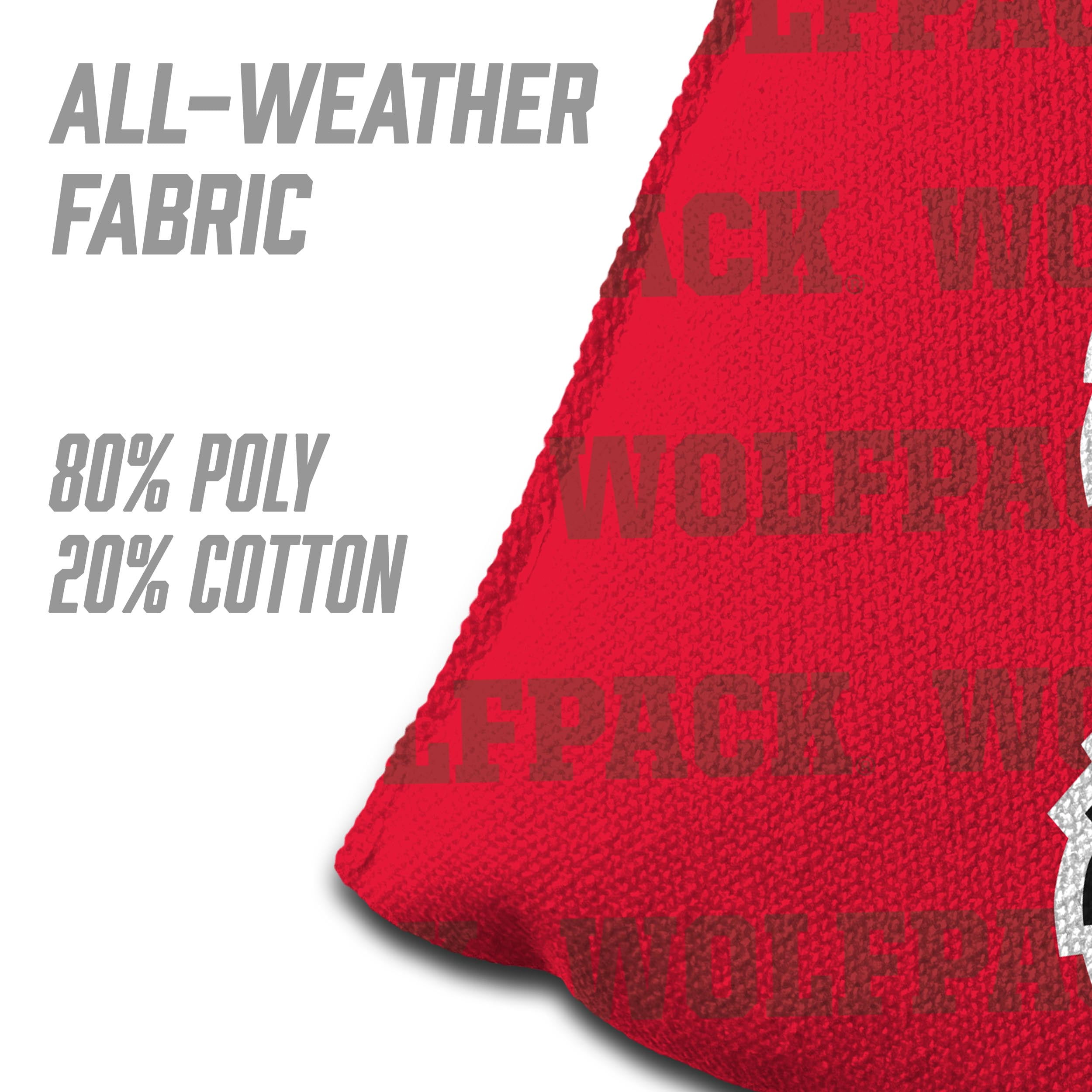 NCAA NC State Wolfpack Cornhole Bags - 4PK - Red