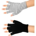 thumbnail image 2 of 4 Pairs Winter Half Finger Gloves Knitted Fingerless Mittens Warm Stretchy Gloves for Men and Women, 2 of 7