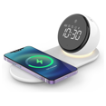 thumbnail image 3 of Digital Alarm Clock , Night Lights, 15W Fast Wireless Charger, 3 Level Dimmable Touch Table Lamp with Snooze, 3 of 8