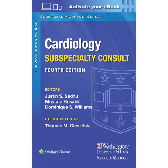 Pre-Owned Washington Manual Subspecialty Consult The Washington Manual Cardiology Subspecialty Consult, (Paperback)