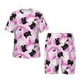thumbnail image 1 of Balery Pink Girl Halloween Conjunto de Pijama Infantil de Manga Corta con Estampado – Ropa de Dormir de Algodón Suave-X-Large, 1 of 6