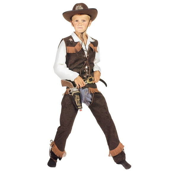 Costume de Cowboy en Cuir Brut pour Enfants
