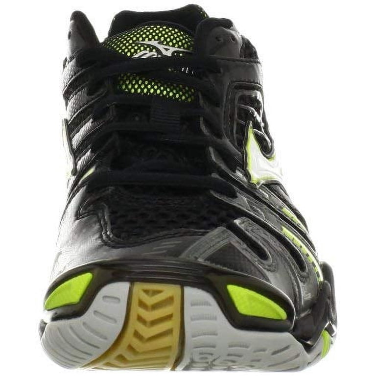 Mizuno Women's Wave Tornado 8 Volleyball Shoe,Black/White,7 M US