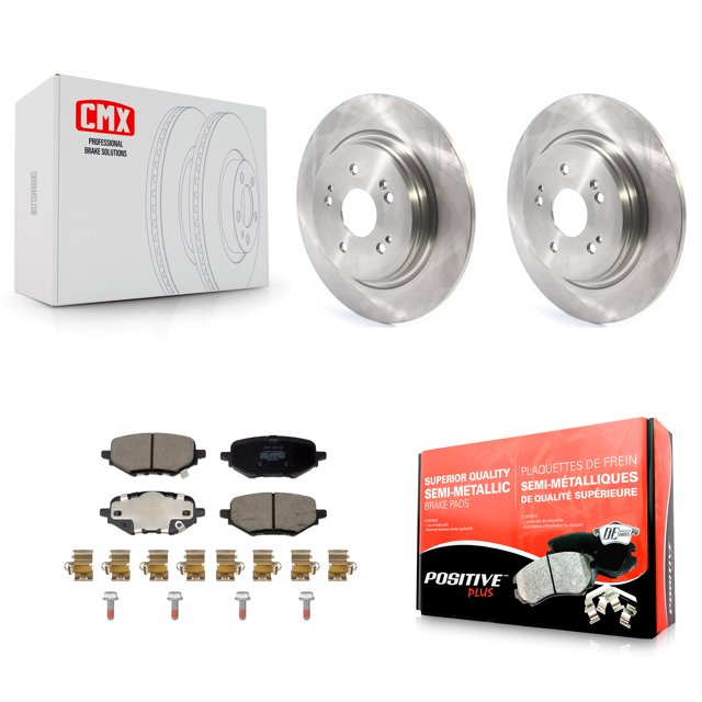 Transit Auto Rear Disc Brake Rotors and Semi-Metallic Pads Kit for Car Honda HR-V Clarity K8F-104294