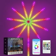 DAYBETTER  LED RGB Firework Lights for Bedroom,  LED Strip Lights USB Powered 18 Modes Color Changing with Remote Dreamcolor Wall Hanging Lights for Home Party Christmas Decoration
