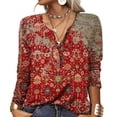 thumbnail image 4 of Nouveau T-Shirt à Manches Longues Imprimé pour Femmes Automne Hiver tzw, 4 of 6