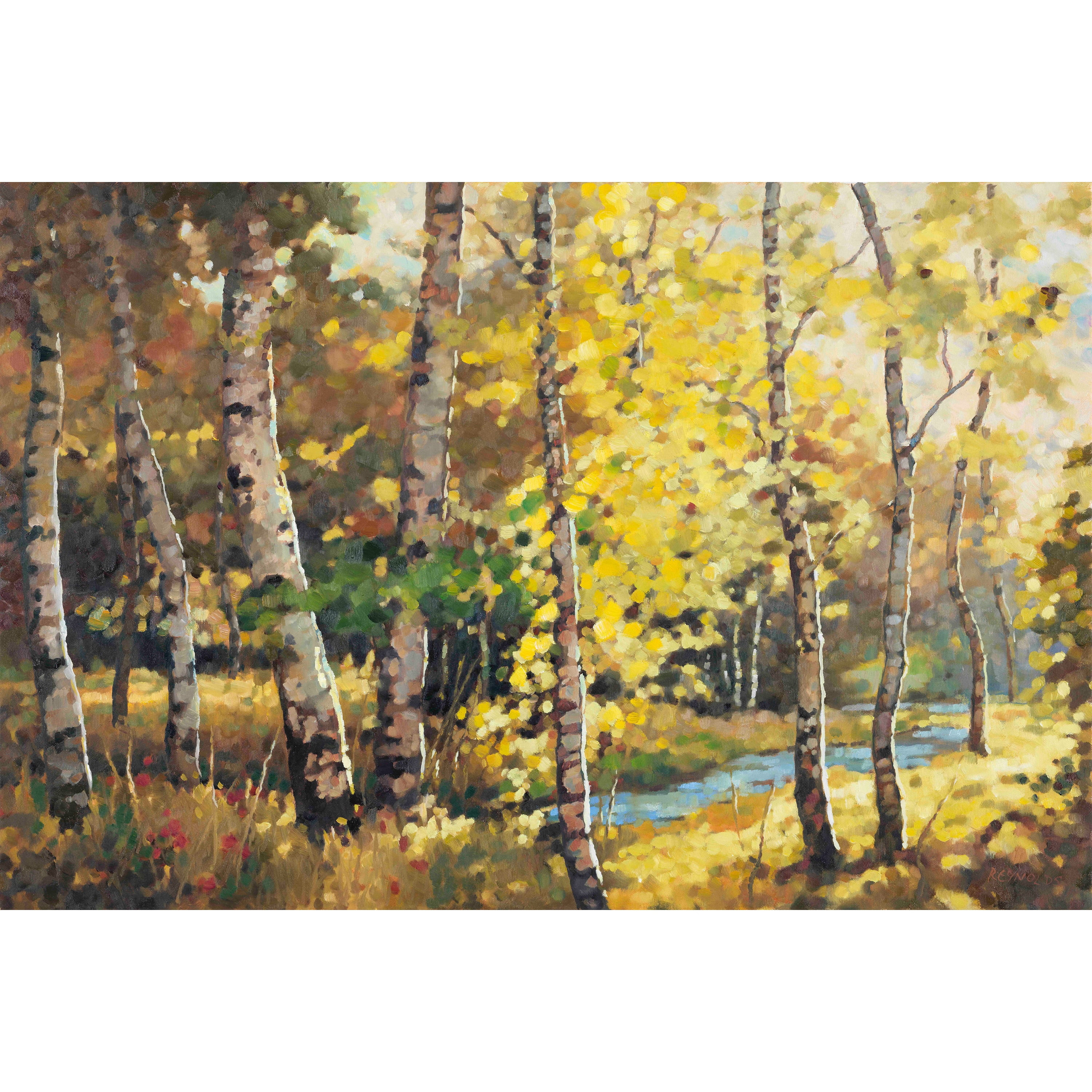 Marmont Hill "October Landscape" by Graham Reynolds Painting Print on Canvas
