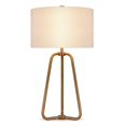 thumbnail image 4 of Henn&Hart 14" Brass Metal/Fabric Table Lamp, 4 of 10