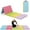 Multicolor, variant on Costway 5-Panel Folding Gymnastics Thick Mat 6.6' x 2.5' Tumbling Mat for Kids Multicolor
