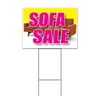 Sofa Special Clearance (18" x 24") Yard Sign, Includes Metal Step Stake