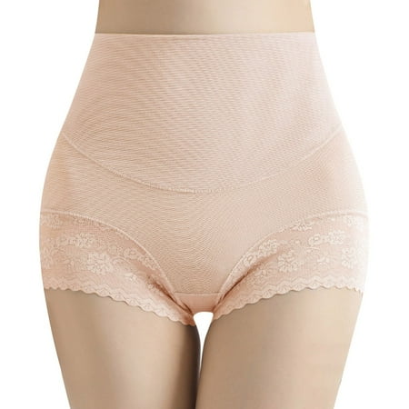 

Underwear For Women High Waist Belly Lifting Hip Breathable Trunks Cotton Full Coverage Womens Panties