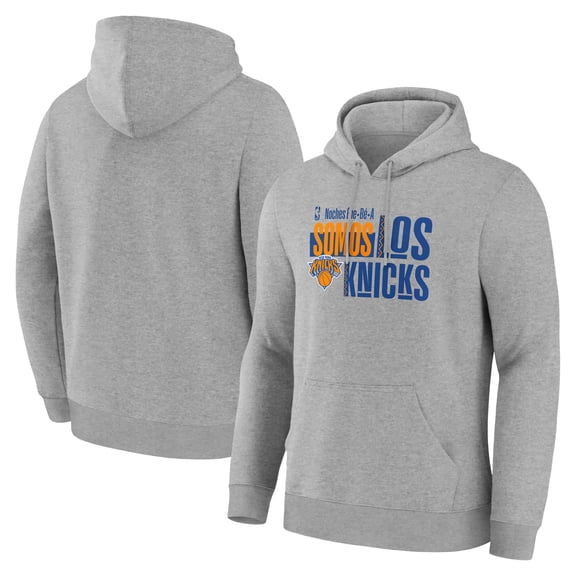 Men's Gray New York Knicks Noches Training Hoodie