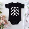 thumbnail image 5 of CAIXIA Infant Halloween Outfit Girls Summer Pumpkin Skeleton Bat Cotton Bodysuit Romper Onesie Jumpsuit Clothes Casual Dress Up Outfit, 5 of 5
