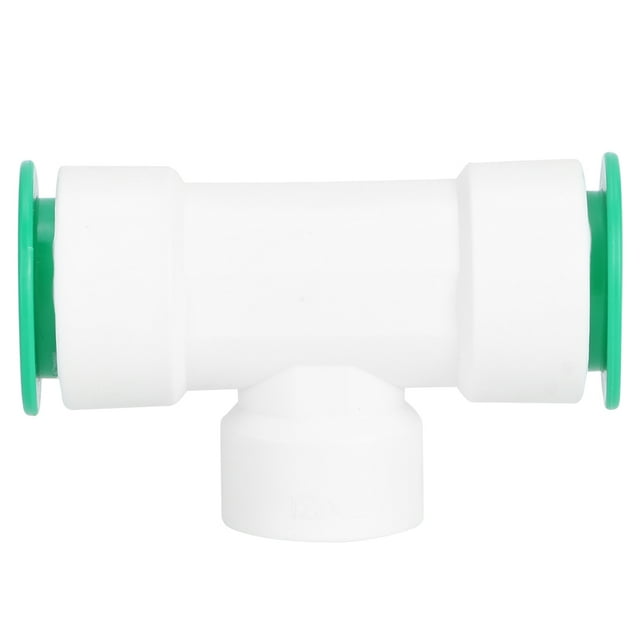 Accesorios de plomería con conector en T para tubería de agua tipo push-in de plástico PPR de 32 mm con rosca hembra de 3/4