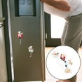 thumbnail image 2 of Shisuyan 4Pcs Cartoon Resin Hanging Hooks Creative Hooks for Home Kitchen (White), 2 of 8